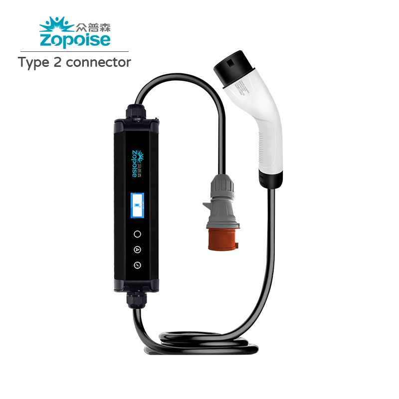 3.5kW/7kW AC Portable/Wallbox EV Charger